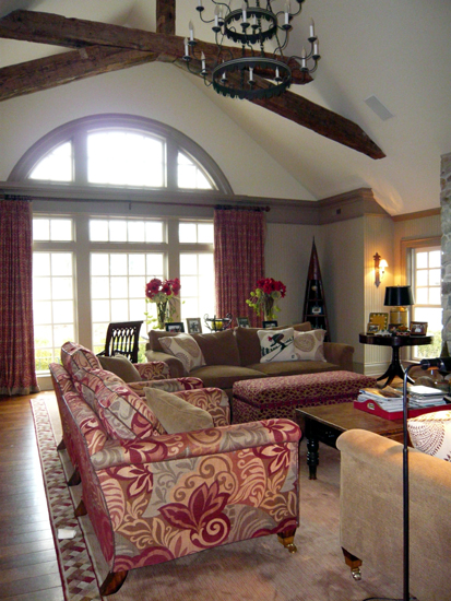 Elegant living room with decor